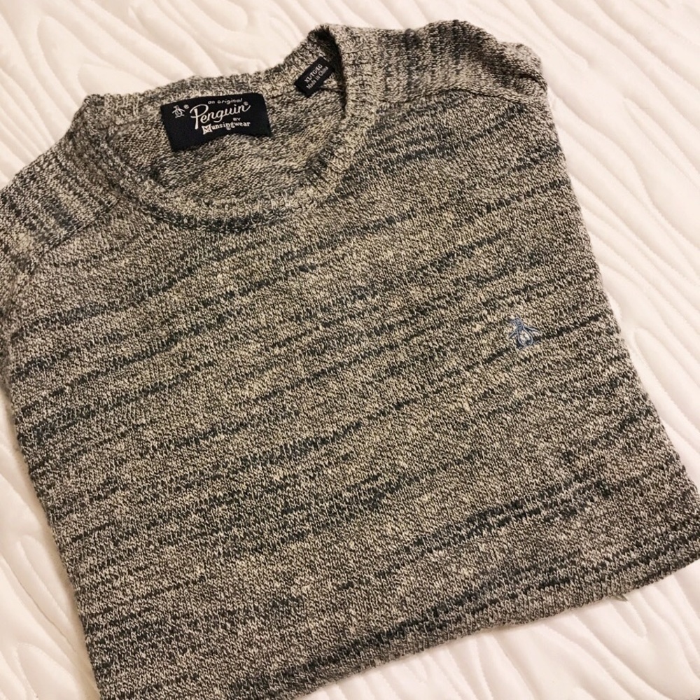 New Penguin Lightweight Open Knit Summer Sweater